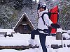 Deep snow tobogganing tour Waxriegelhaus near Prein an der Rax